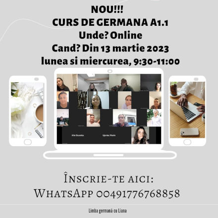 Limba Germana cu Liana - LGL Morar -  Curs de gemana A2.2